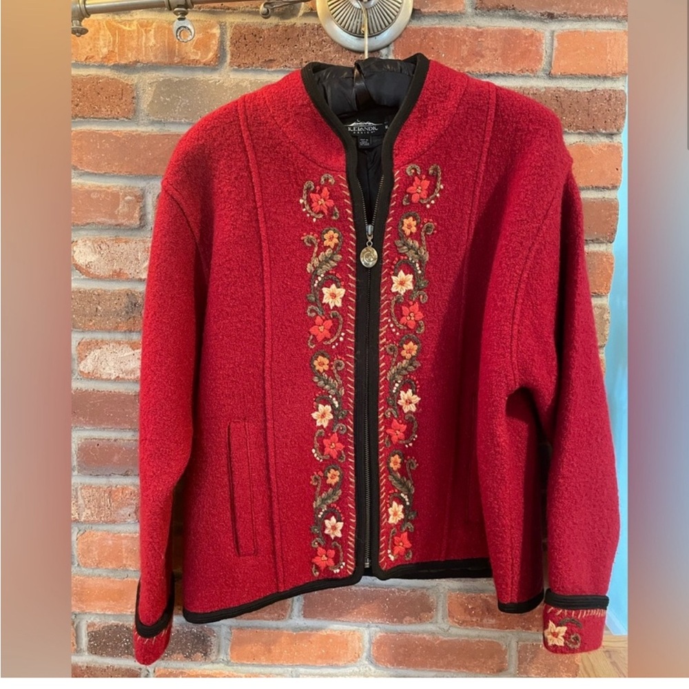 Icelandic Embroidered Jacket - image 6